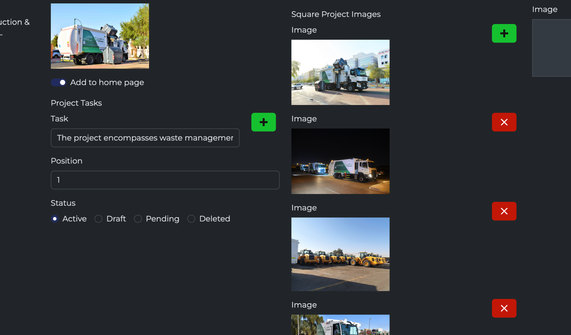 Solid Waste Collection & Transportation, Street Sweeping & Cleaning Services - Lot No. 8; ABU DHABI – UNITED ARAB EMIRATES - Image 1